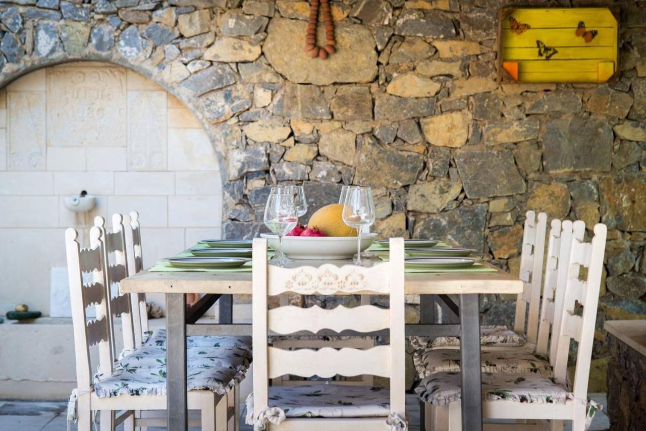 Вилла Authentic Cretan Stone Windmill Сития Экстерьер фото